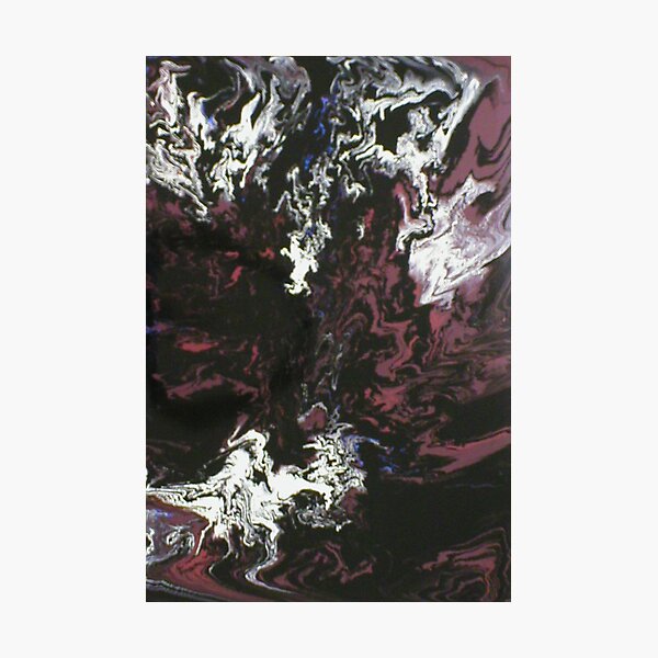 Aperçu de l'œuvre Pensées sombres; influencé par Jackson Pollock créée et vendue par Steve Peed.