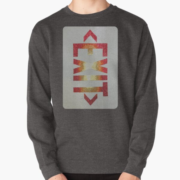 Burning Out Pullover Sweatshirt