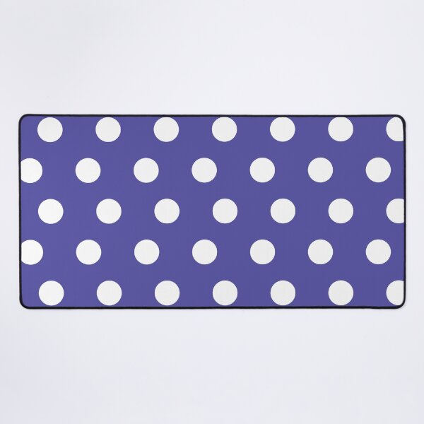 Item preview, Classic Polka Dot Pattern_White Vivid Purple Violet Purple Lavender Purple designed and sold by mimihuang creations.