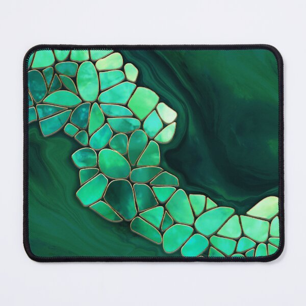 Item preview, Voronoi cells abstract - green palette designed and sold by k9printart.