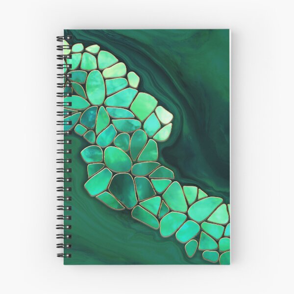 Item preview, Voronoi cells abstract -  green palette designed and sold by k9printart.