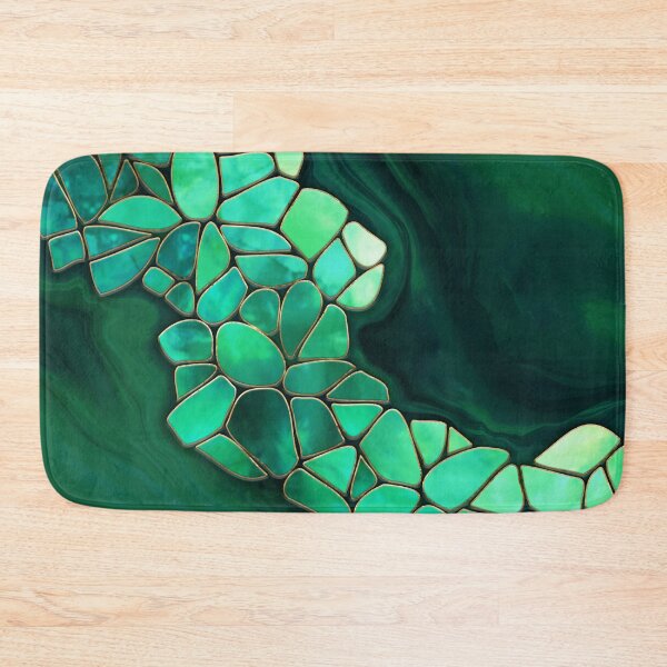 Item preview, Voronoi cells abstract -  green palette designed and sold by k9printart.