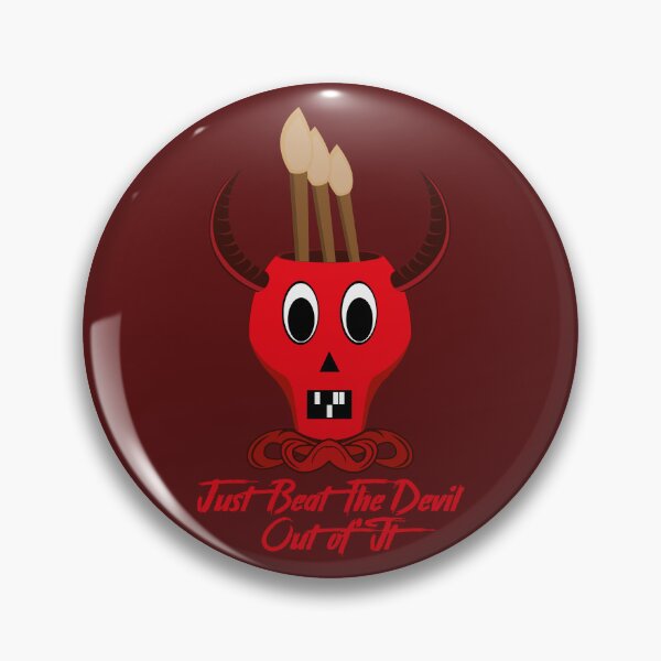 Item preview, JUST BEAT THE DEVIL OUT OF IT -  Brush Holder designed and sold by SaShaCreations.