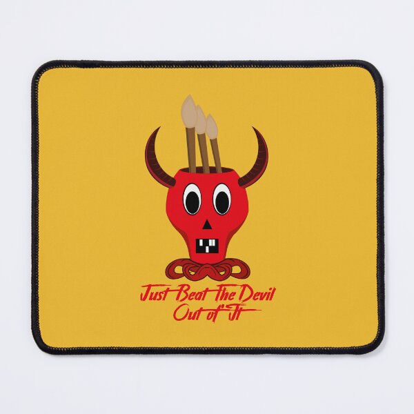 Item preview, JUST BEAT THE DEVIL OUT OF IT -  Brush Holder designed and sold by SaShaCreations.