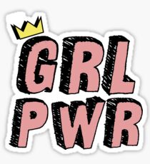 GRL PWR Sticker