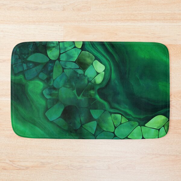 Item preview, Voronoi cells abstract -  green palette designed and sold by k9printart.
