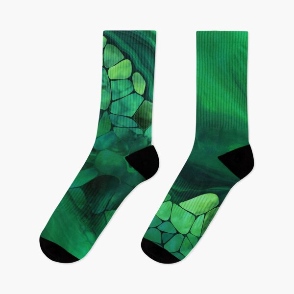 Item preview, Voronoi cells abstract -  green palette designed and sold by k9printart.