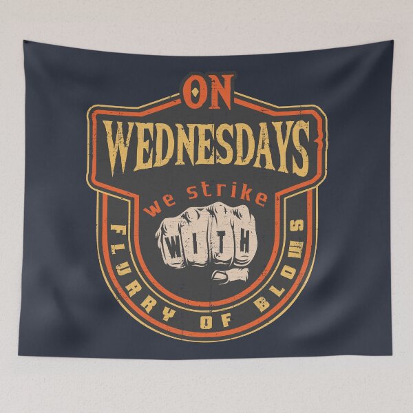 Item preview, On Wednesdays We Strike with Flurry of Blows designed and sold by KennefRiggles.