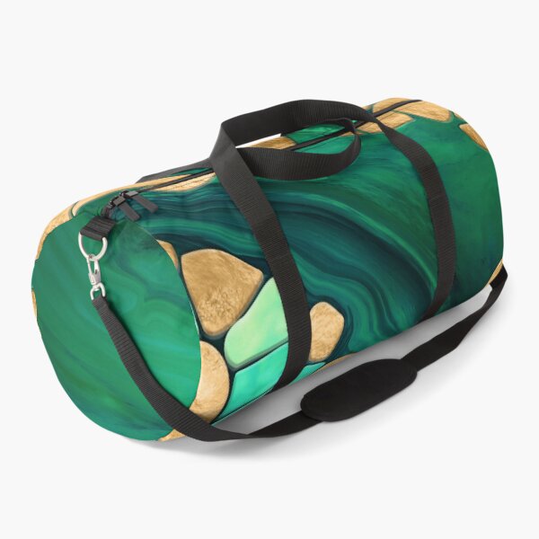 Item preview, Voronoi cells abstract - greens and gold designed and sold by k9printart.