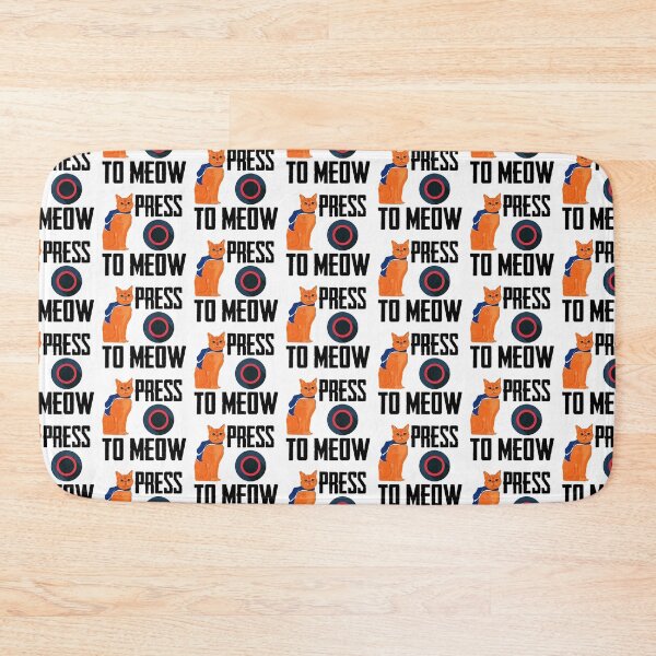 Item preview, Press O To Meow designed and sold by saidcraziness.