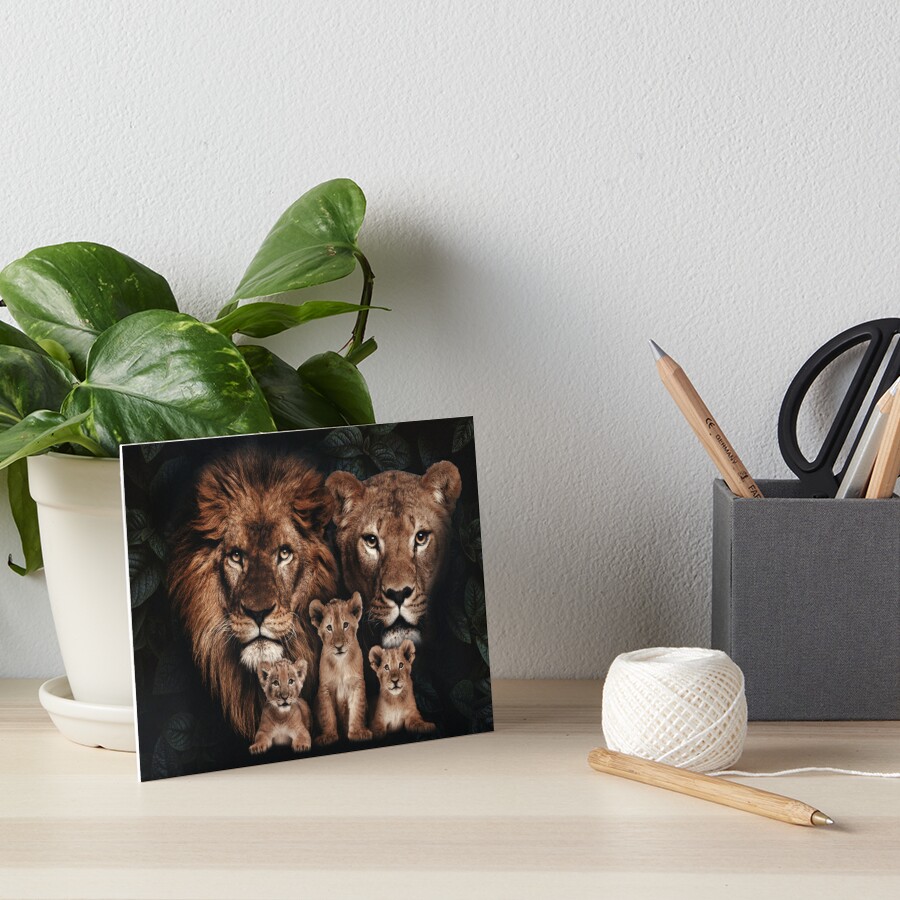 Three lion cubs with american flag cartoon gifts Digital Art by Norman W -  Pixels