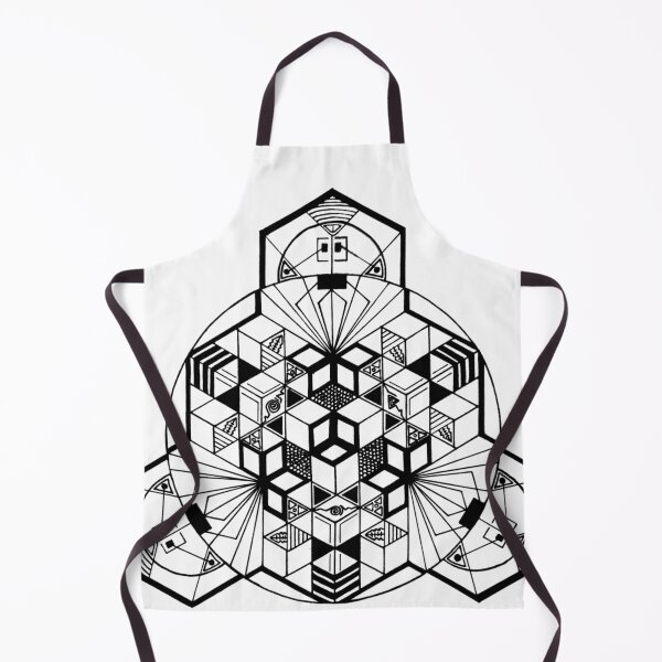 Item preview, Cube Mandala 180° Resized designed and sold by createVisions.