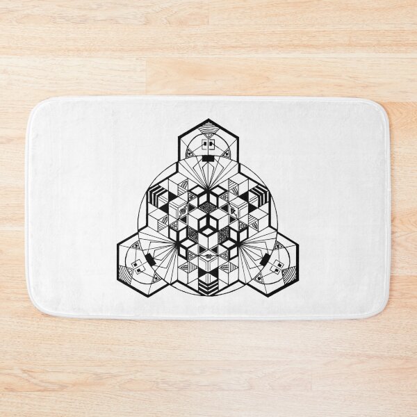 Item preview, Cube Mandala 180° Resized designed and sold by createVisions.