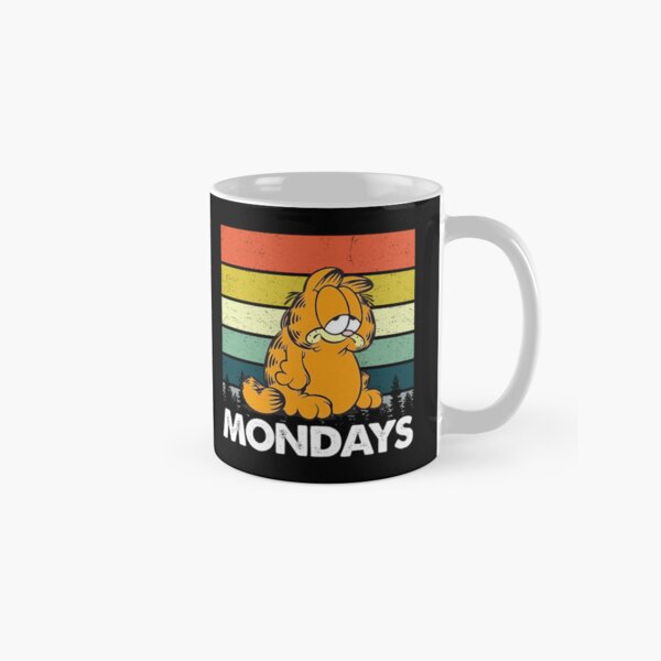 Item preview, Garfield Mondays Retro Sunset Perfect Gift Fan designed and sold by CallumDavis31.