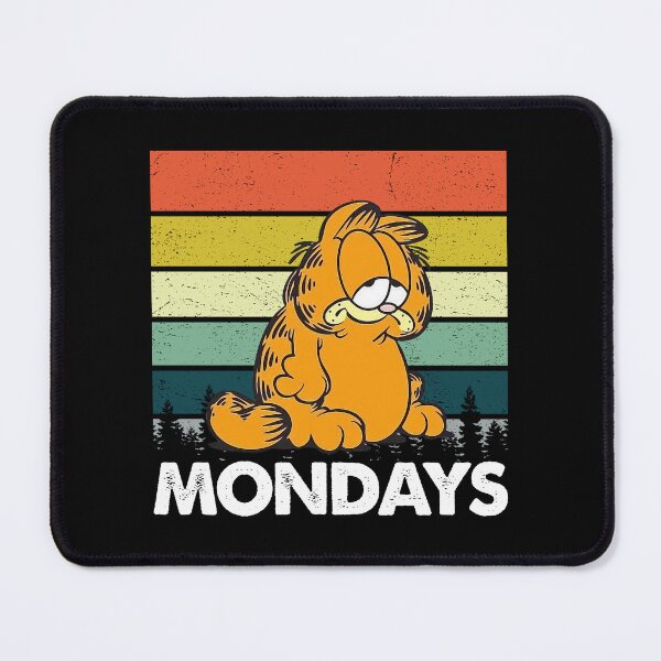 Item preview, Garfield Mondays Retro Sunset Perfect Gift Fan designed and sold by CallumDavis31.