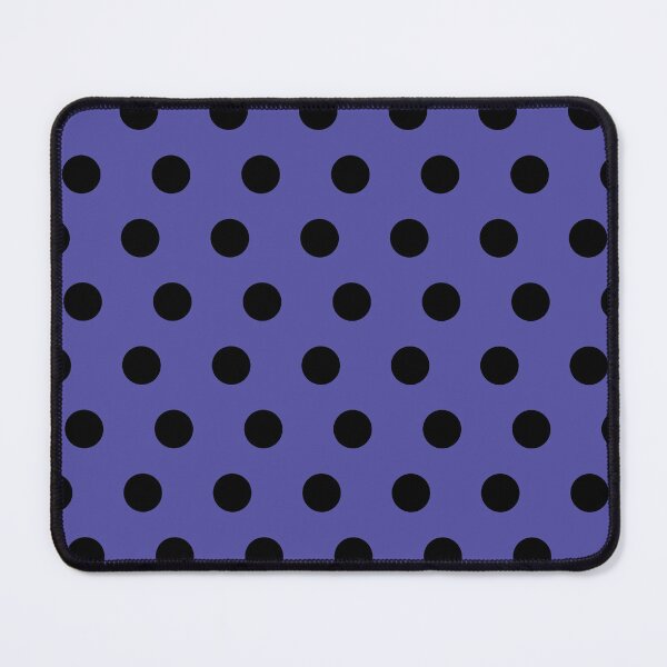 Item preview, Classic Polka Dot_ Black Vivid Purple Violet Purple Lavender designed and sold by mimihuang creations.