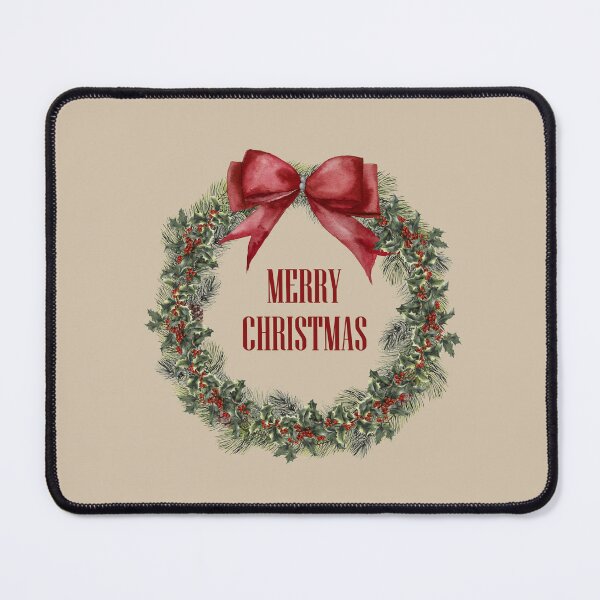 Item preview, Vintage Merry Christmas Wreath designed and sold by UtArt.