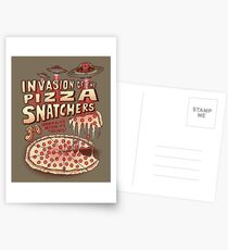 Invasion der Pizzaschneider Postkarten