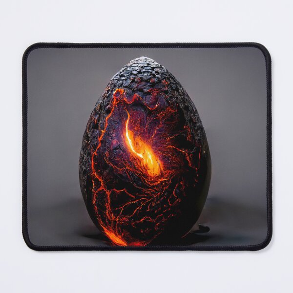 Item preview, Glowing Dragon Egg with Broken Surface designed and sold by WhimsyCanvasPrints.