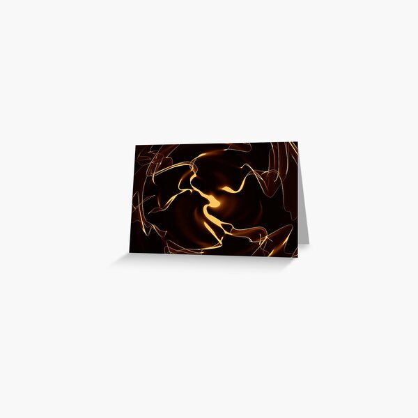 Chocolate Swirl Greeting Card