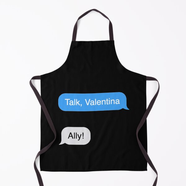 Item preview, LGBTQ Community Talk Valentina Ally Message Bubble Meme designed and sold by everything4eva.