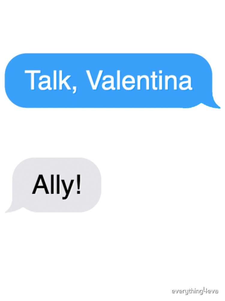 "LGBTQ Community Talk Valentina Ally Message Bubble Meme" Kids TShirt