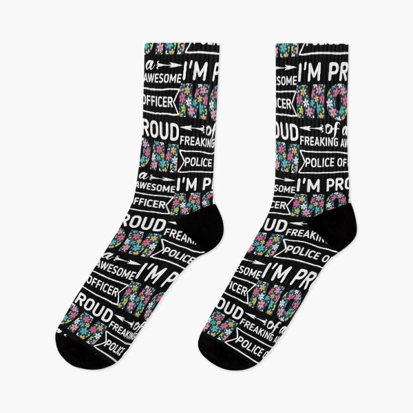 Item preview,  Proud Mom Of A Freaking Awesome Police Officer  designed and sold by Style2Vie.