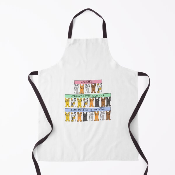 Item preview, Congratulations on Your Successful Potty Training Cartoon Cats designed and sold by KateTaylor.