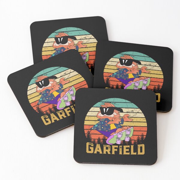 Item preview, Skater Garfield Vintage Graphic Gift Fan designed and sold by CallumDavis31.