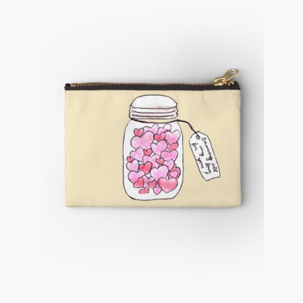 Item preview, glass jar filled with hearts designed and sold by si3iy.