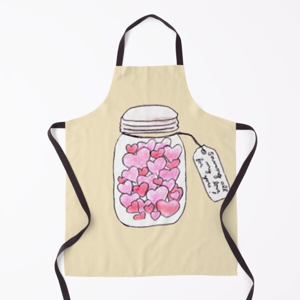 Item preview, glass jar filled with hearts designed and sold by si3iy.