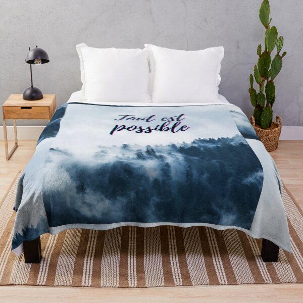 Item preview, Anything is possible - popular french quotes theme gifts designed and sold by RebelliousRosee.