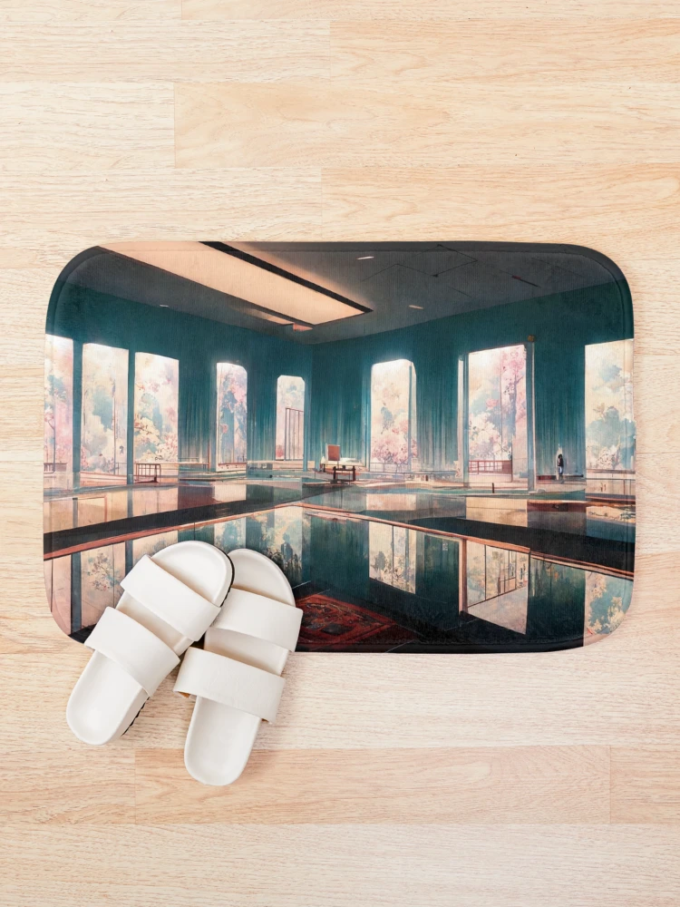 Thumbnail 1 of 6, Bath Mat, Reflection designed and sold by RicoInStudios.