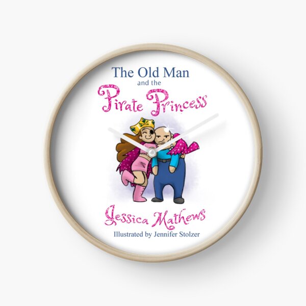 Pirate Princess Cover Clock