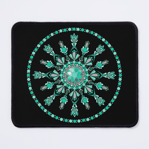 Item preview, Aquamarine Dot Mandala designed and sold by DavidB2408.