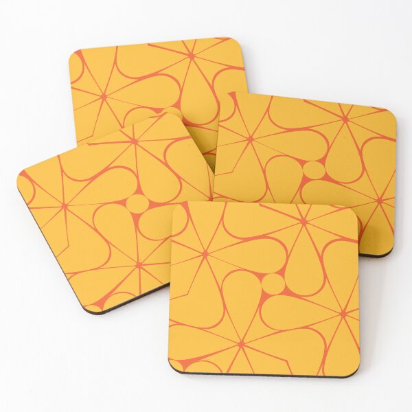Item preview, Orange and red flowers pattern designed and sold by STG-Designs.