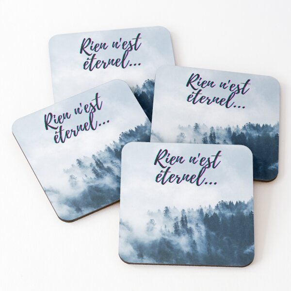 Item preview, Nothing lasts forever - popular french quotes theme gifts  designed and sold by RebelliousRosee.