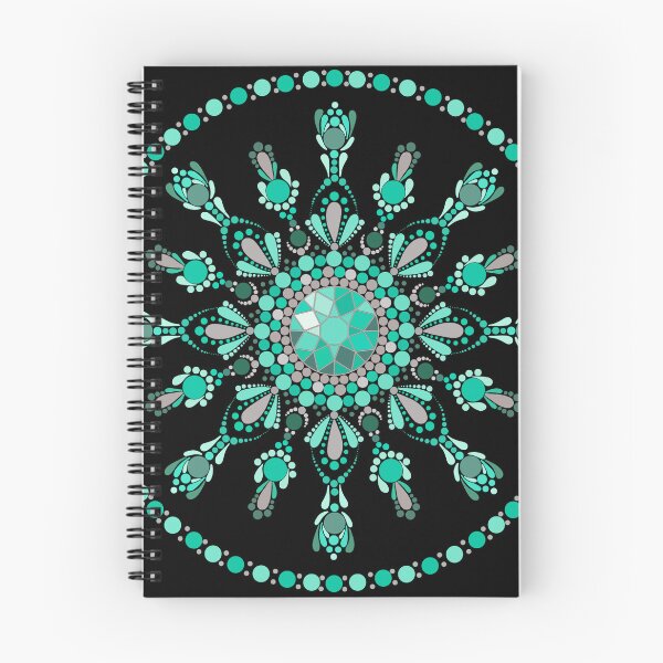 Item preview, Aquamarine Dot Mandala designed and sold by DavidB2408.
