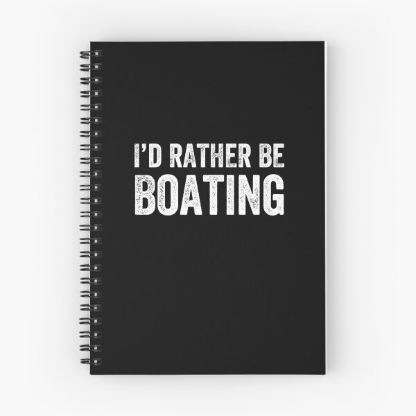 Item preview, I'd rather be boating - boating lover designed and sold by Captain Mood.