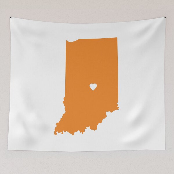 Item preview, Indiana Love in Orange designed and sold by Maren Misner.