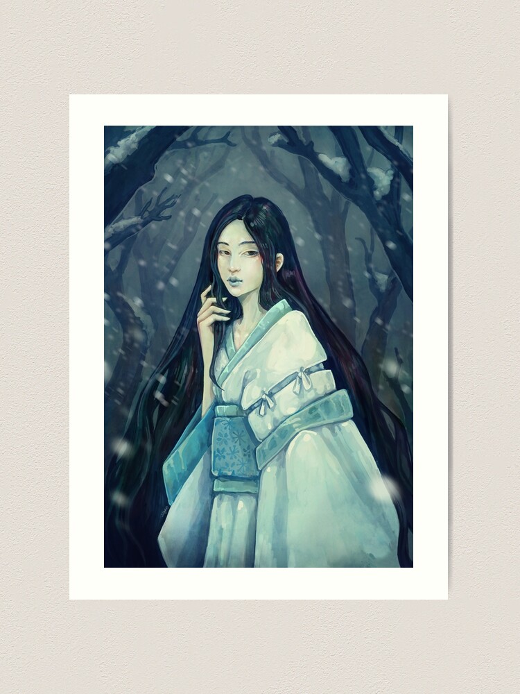 Yuki-Onna original orders watercolour