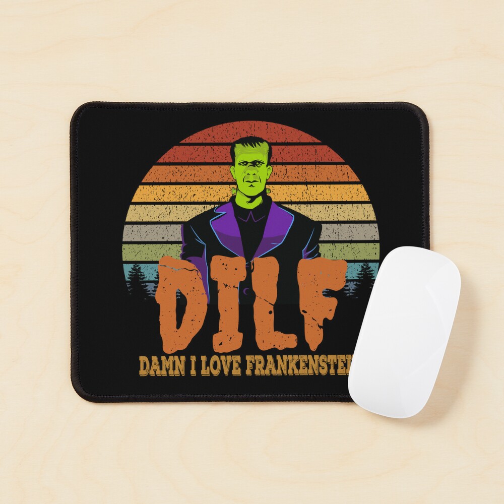 Póster for Sale con la obra «Dilf: Maldita sea, me encanta Frankenstein  Regalo divertido de Halloween» de Daytone | Redbubble