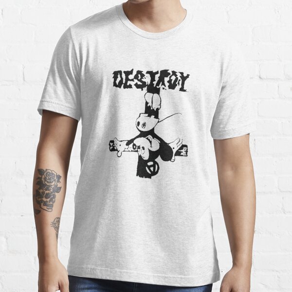 Mickey mouse destroy outlet t-shirt