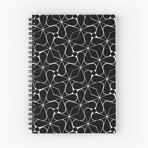 Item preview, Black and white flowers pattern designed and sold by STG-Designs.