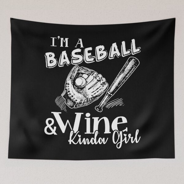 Item preview, Baseball - Baseball And Wine Kinda Girl designed and sold by UnknownArtistt.