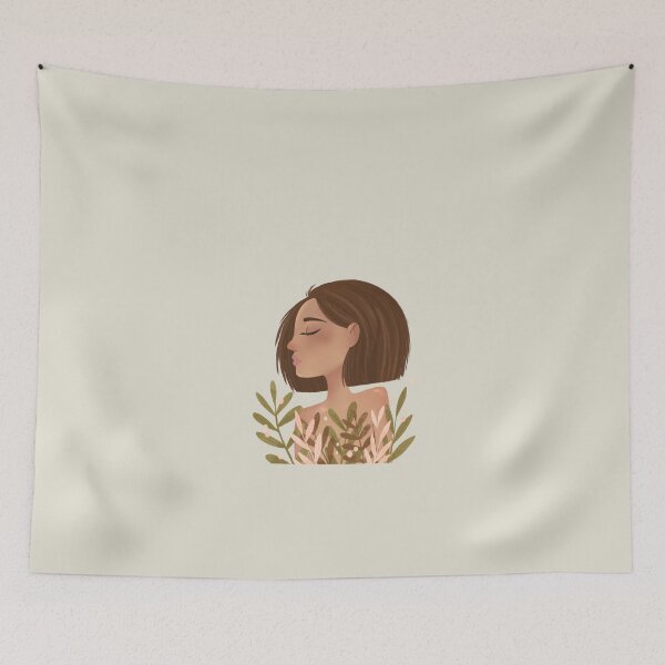 Item preview, Woman and flowers designed and sold by IrinaOstapenko.