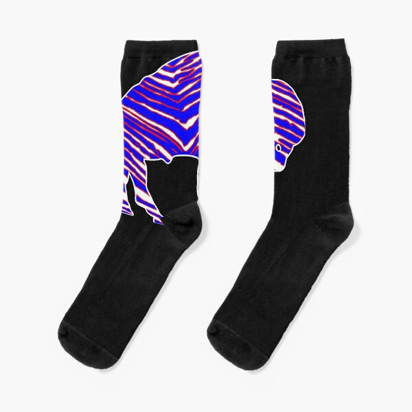 Zubaz by for Bare Feet NFL Zubified Adult Large Dress Socks