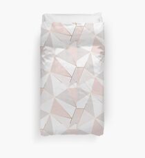 Geometrisches Rotgold Bettbezug
