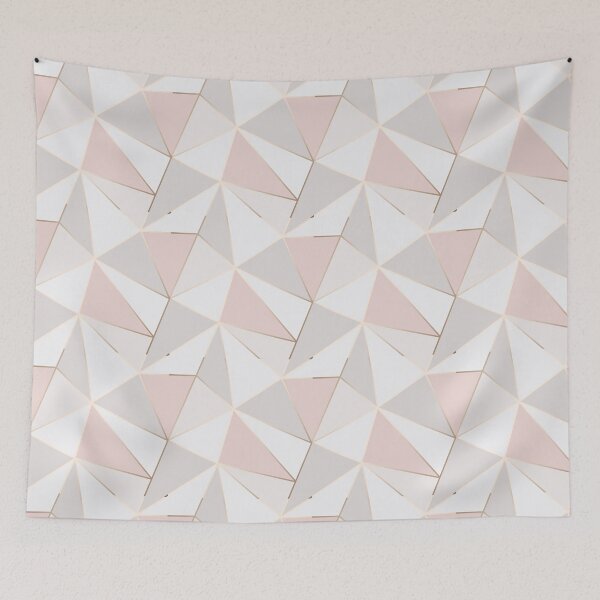 Item preview, Geometric pink gold designed and sold by Elyse-blais.