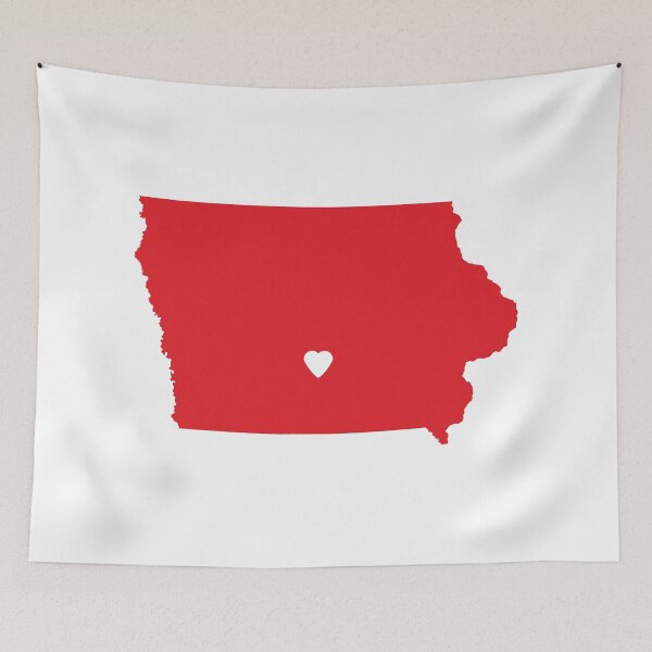 Item preview, Iowa Love in Red designed and sold by Maren Misner.